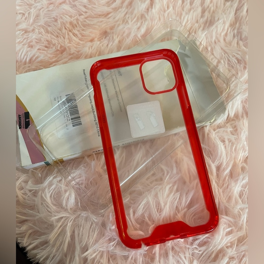 iPhone 6.5 Pro Max Red Case/ New